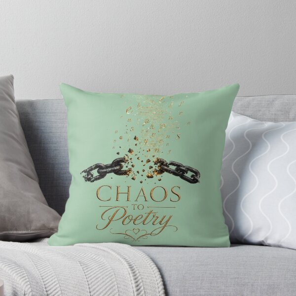 Item preview, Chaos To Poetry, Emotional Healing Typography Design designed and sold by JagrDesigns.