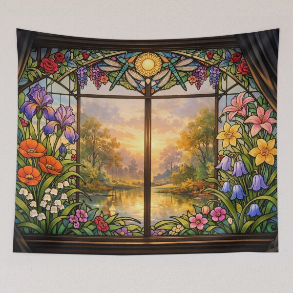 Item preview, Window of floral fantasy designed and sold by Sigtrix.