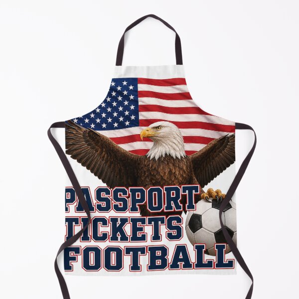 Item preview, USA Passport Tickets Football Fan Design designed and sold by OfficeFighter.