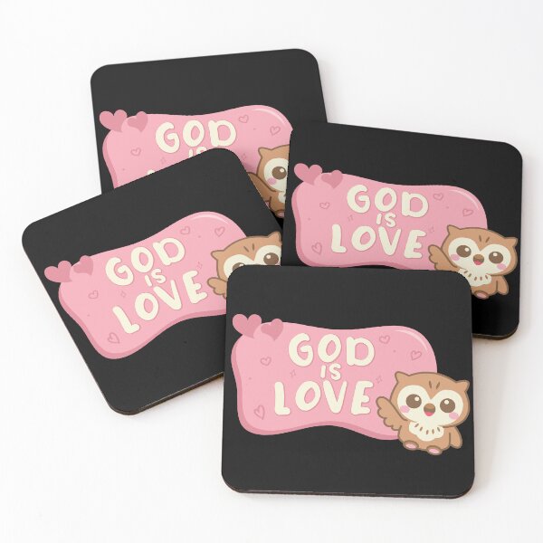 Item preview, God Is Love – Inspirational Christian Bible Quote designed and sold by Verse & Vibes.