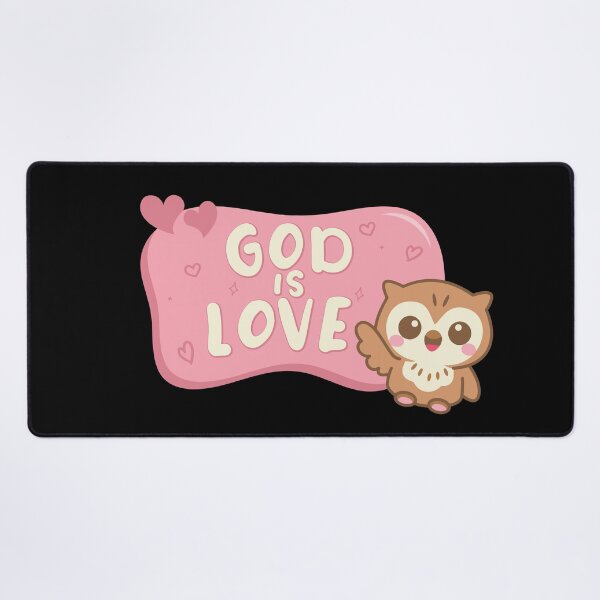 Item preview, God Is Love – Inspirational Christian Bible Quote designed and sold by Verse & Vibes.