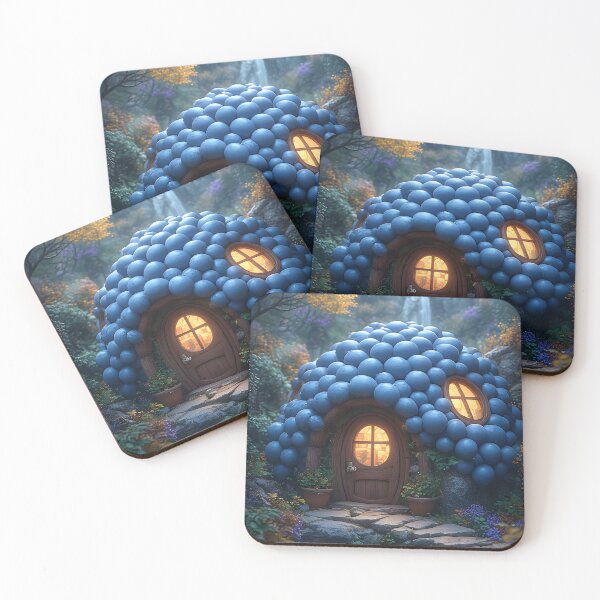 Item preview, Blue Grape Cottage House designed and sold by Vhelir-Art.