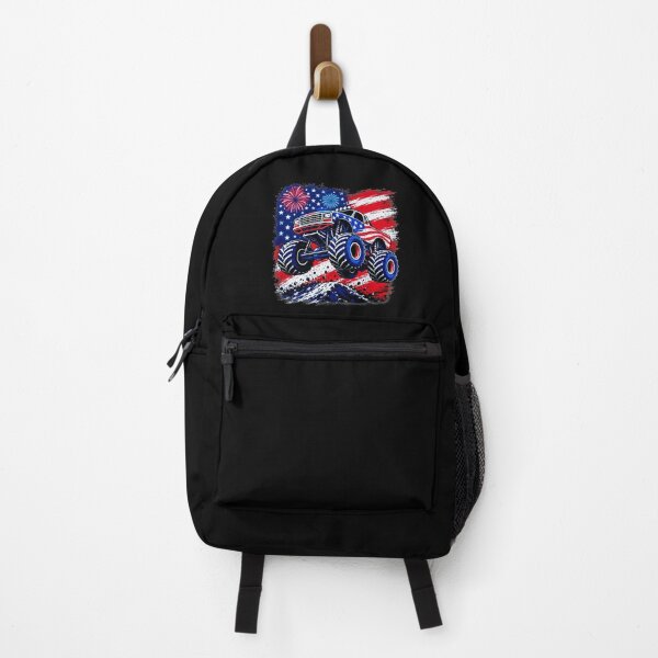 Item preview, 4th of July Monster Truck USA Flag American Toddler Boys Kids designed and sold by clothesy7.