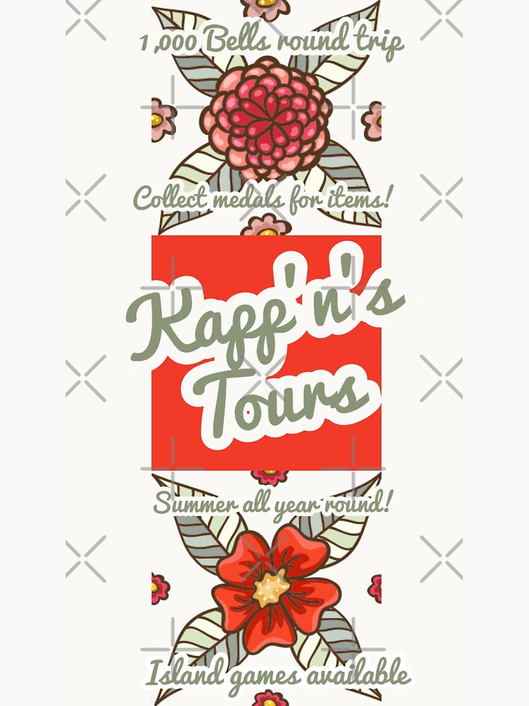 Thumbnail 3 of 3, Sticker, Kapp’n’s tours designed and sold by K-AEyston.