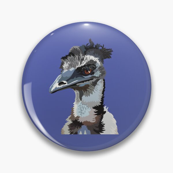 Item preview, Emu Australian Wildlife Bird Illustration designed and sold by PrettylittlepastelUk.