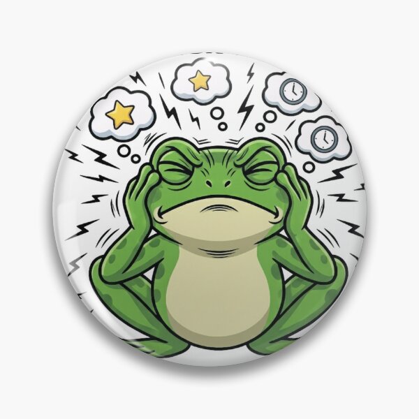 Item preview, Brain Won’t Shut Up Overthinking Frog Shirt – Funny Anxiety Meme Tee designed and sold by ZyxDes.