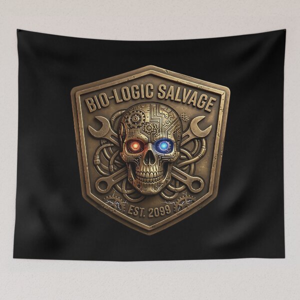 Item preview, Cybernetic Bio-Logic Salvage Crest EST. 2099 designed and sold by HoshisWorld2018.