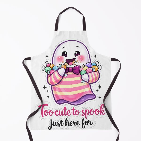 Item preview, Too Cute To Spook – Kawaii Candy Ghost Shirt designed and sold by Red66circle.