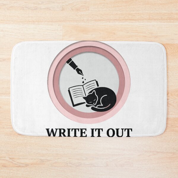 Item preview, Write It Out - Fountain Pen & Calming Cat Journaling Art designed and sold by Arc2020.