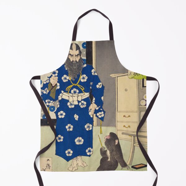 Item preview, Samurai Kato Kiyomasa and the Intelligent Monkey: Tsukioka Yoshitoshi Ukiyo-e designed and sold by vekotpu.