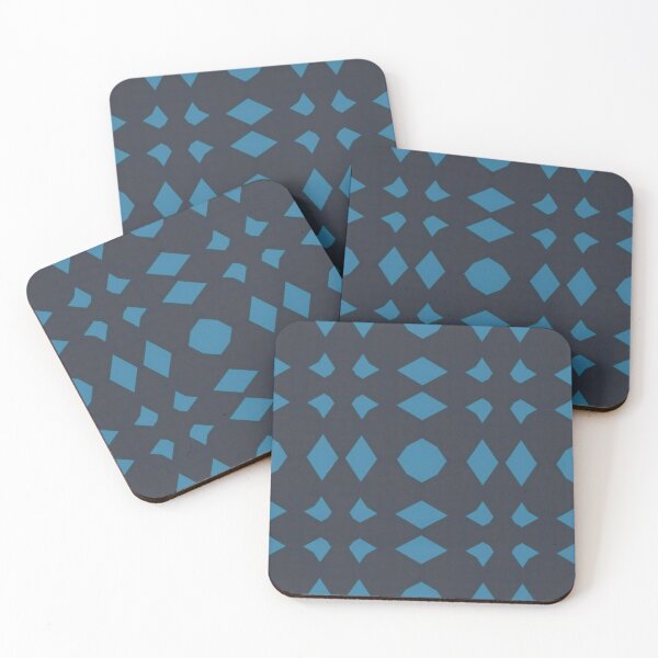 Item preview, Midnight Azure Geometry – Modern Blue Diamond Pattern designed and sold by Pattern Fusion Creations.
