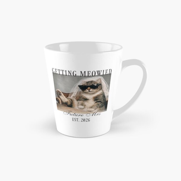 Item preview, Future Mrs Cat Bride Shirt Funny Getting Meowied Tee Bride To Be Engagement Shirt Bachelorette Outfit designed and sold by LessIsLoud.