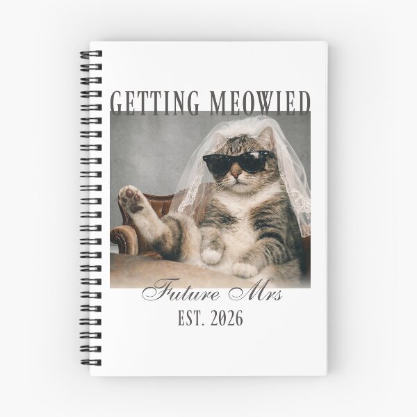 Item preview, Future Mrs Cat Bride Shirt Funny Getting Meowied Tee Bride To Be Engagement Shirt Bachelorette Outfit designed and sold by LessIsLoud.