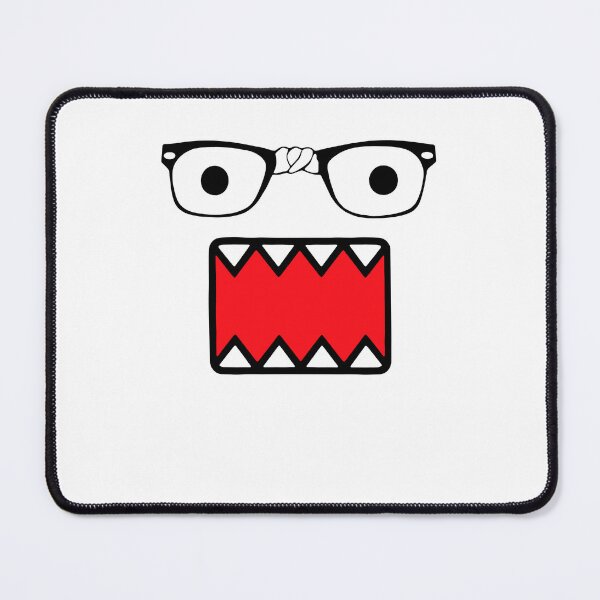 Item preview, Broken Glass Domo Face Nerd Monster Geek Cartoon designed and sold by jinajinawoodood.