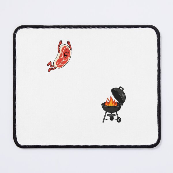 Item preview, Steak Dive Funny Flying Steak BBQ Grilling Cartoon Graphic Style designed and sold by jinajinawoodood.