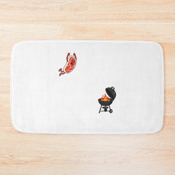Item preview, Steak Dive Funny Flying Steak BBQ Grilling Cartoon Graphic Style designed and sold by jinajinawoodood.