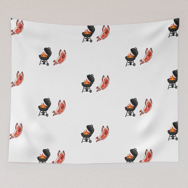 Item preview, Steak Dive Funny Flying Steak BBQ Grilling Cartoon Graphic Style designed and sold by jinajinawoodood.