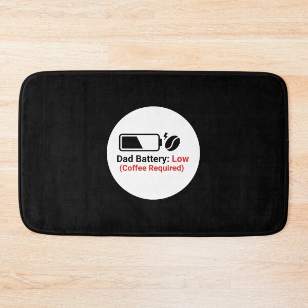 Item preview, Dad Battery Low Coffee Required Funny Dad T-Shirt | Caffeine Humor Graphic Tee designed and sold by FestivityFinds.