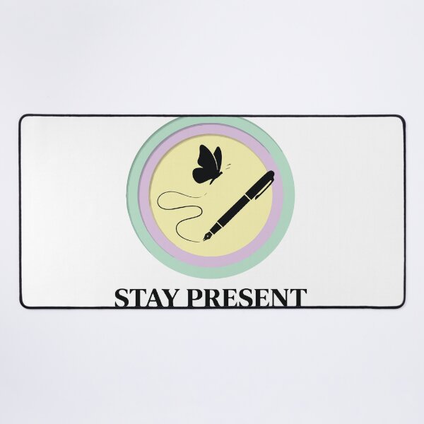 Item preview, Stay Present - Flying Butterfly & Fine Liner Pen Art designed and sold by ArcApparel2020.