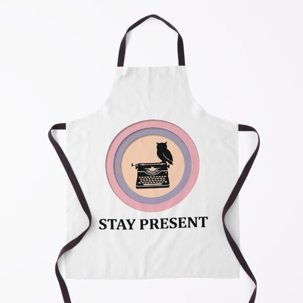 Item preview, Stay Present - Vintage Typewriter & Owl Journaling Vibe designed and sold by Arc2020.