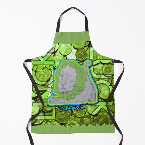Item preview, Ancient Lion with Money, Luck and Gold (Original Drawing by ACCI) designed and sold by VanyssaGraphics.