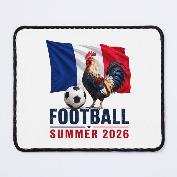 Item preview, France Football Summer 2026 Rooster Fan Design designed and sold by OfficeFighter.