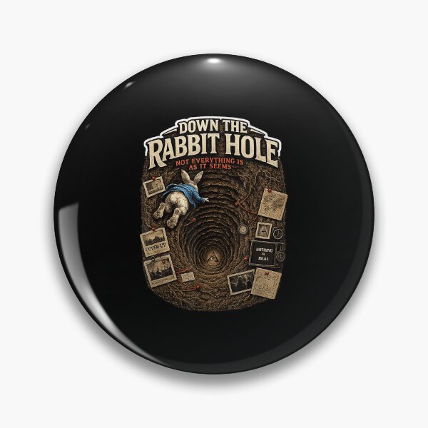 Item preview, Down The Rabbit Hole Not Everything Is As It Seems designed and sold by jinajinawoodood.