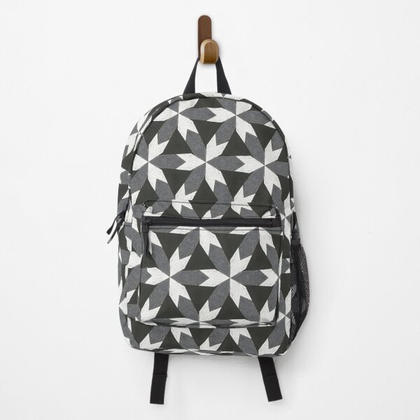 Item preview, Monochrome Star Pinwheel – Geometric Seamless Pattern designed and sold by Pattern Fusion Creations.