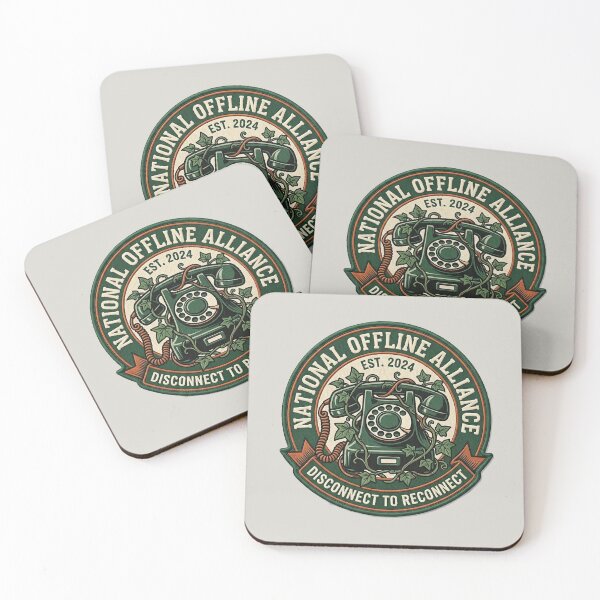 Item preview, National Offline Alliance Disconnect To Reconnect Vintage Patch designed and sold by PixelQ.
