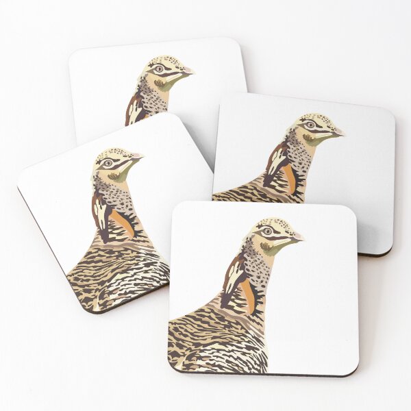 Item preview, Prairie Chicken Grassland Bird Illustration designed and sold by PrettylittlepastelUk.