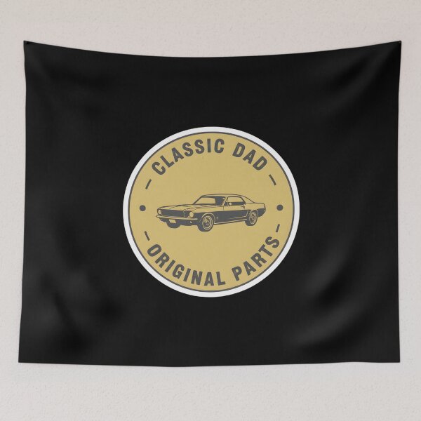 Item preview, Classic Dad Original Parts Vintage Muscle Car T-Shirt | Retro Automotive Father Tee designed and sold by FestivityFinds.