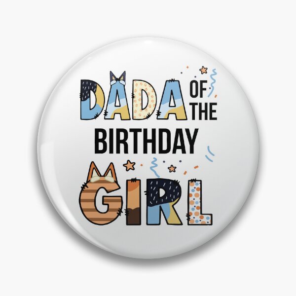 Item preview, Dada Of The Birthday Girl Party Blue Dog Lover Matching designed and sold by PartyFam.
