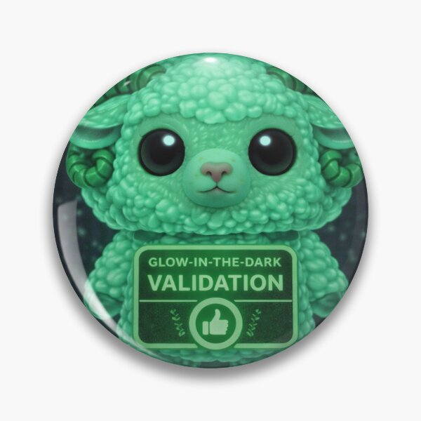 Item preview, Glow-in-the-Dark Validation Sheep | Funko Flock Parody designed and sold by Thpoar.