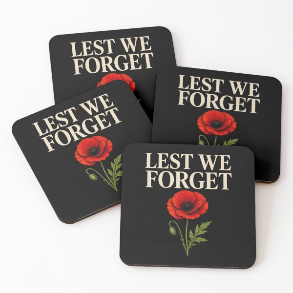 Item preview, Lest We Forget Remembrance Poppy Flower Memorial Design designed and sold by jinajinawoodood.