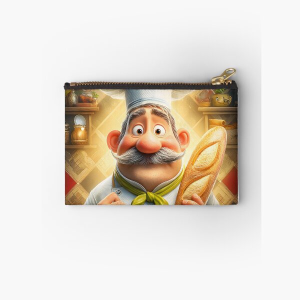 Item preview, Cheerful Chef with Bread and Haute Cuisine Theme designed and sold by Artessie.