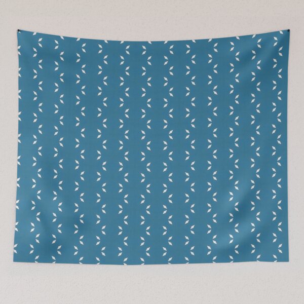 Item preview, Drift Grid – Calm Blue Geometric designed and sold by Pattern Fusion Creations.