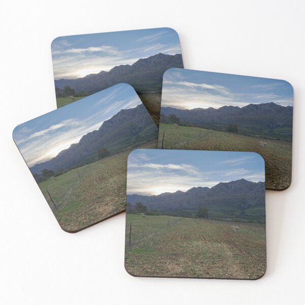 Item preview, Karoo Mountains Landscape | South African Desert Nature Art designed and sold by Megan-Alice.