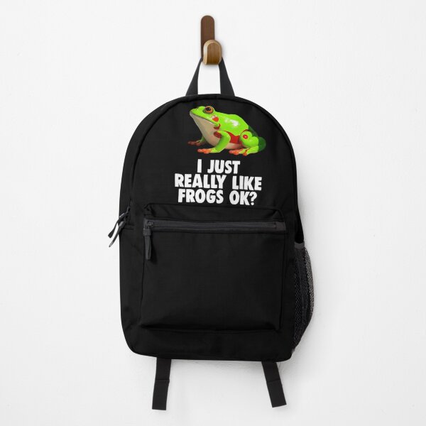 Item preview, I Just Really Like Frogs OK Sticker - Realistic Tree Frog T-Shirt designed and sold by ZyxDes.