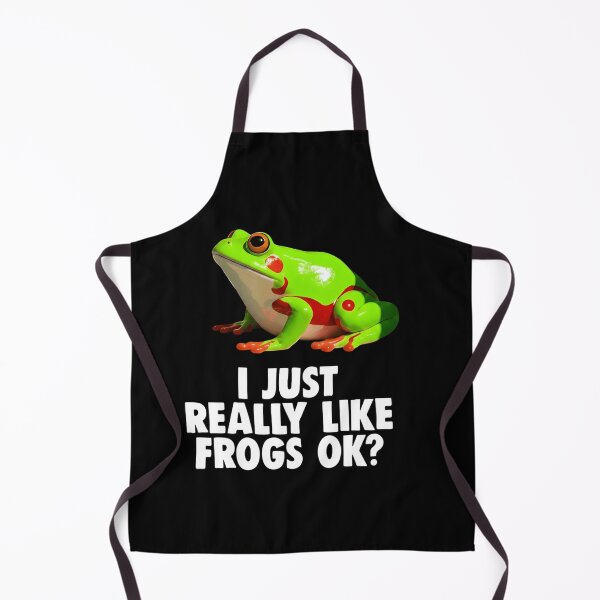 Item preview, I Just Really Like Frogs OK Sticker - Realistic Tree Frog T-Shirt designed and sold by ZyxDes.