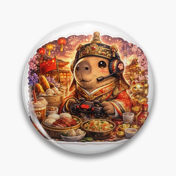 Item preview, Capybara Gaming Cartoon Design China designed and sold by Aramdesing.