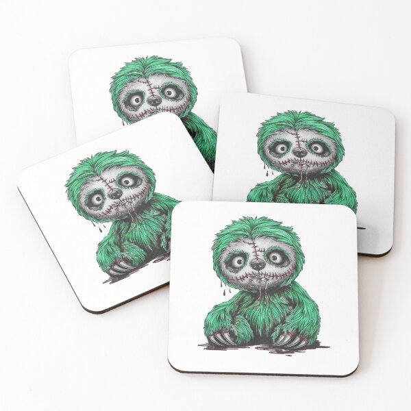 Item preview, Creepy Zombie Sloth Horror Plush Gothic designed and sold by jinajinawoodood.