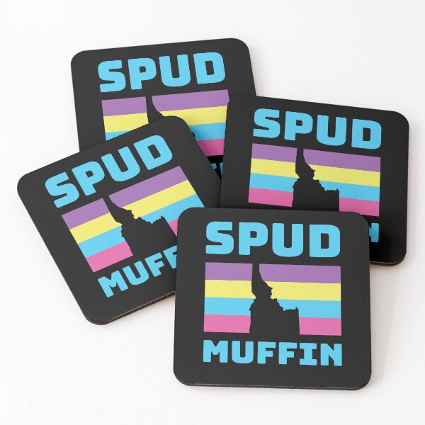Item preview, Spud Muffin Idaho Potato Pride Retro Parody designed and sold by jinajinawoodood.