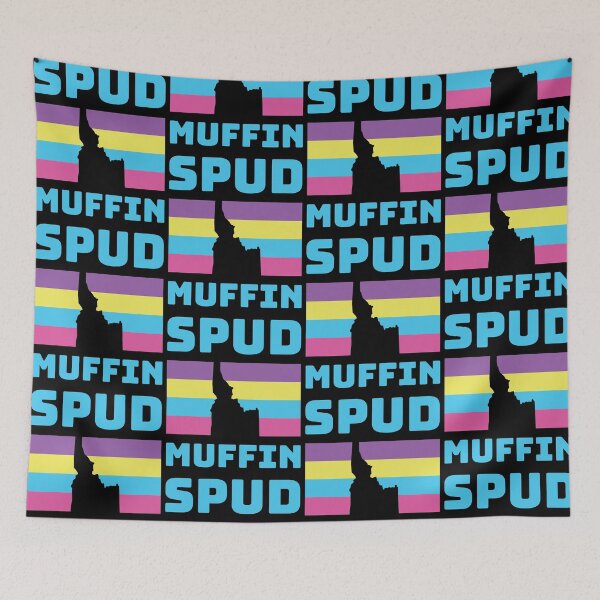 Item preview, Spud Muffin Idaho Potato Pride Retro Parody designed and sold by jinajinawoodood.