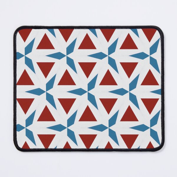 Item preview, Starblade Mosaic – Red, White & Blue Pattern designed and sold by Pattern Fusion Creations.
