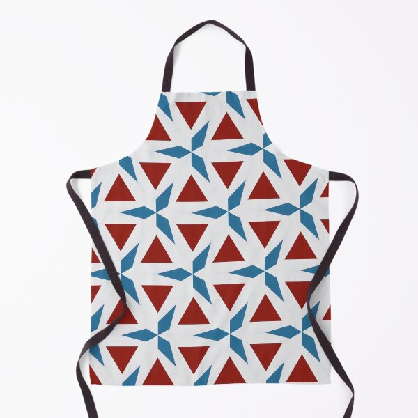 Item preview, Starblade Mosaic – Red, White & Blue Pattern designed and sold by Pattern Fusion Creations.