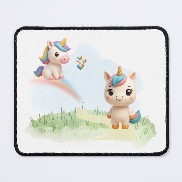 Item preview, Unicorns and Rainbow Hearts designed and sold by Agnisherl.