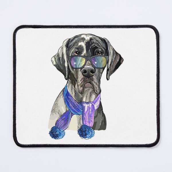 Item preview, Great Dane With Sunglasses Scarf designed and sold by IN Tales.