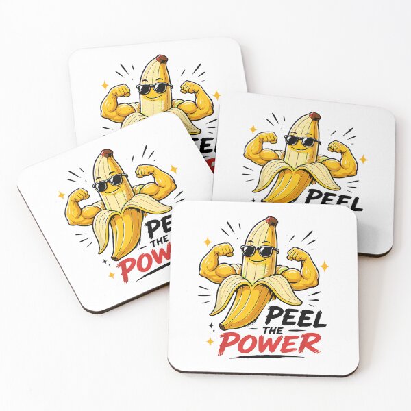 Item preview, Peel The Power Funny Strong Banana Gym Workout Fitness Meme designed and sold by jinajinawoodood.