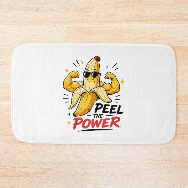 Item preview, Peel The Power Funny Strong Banana Gym Workout Fitness Meme designed and sold by jinajinawoodood.