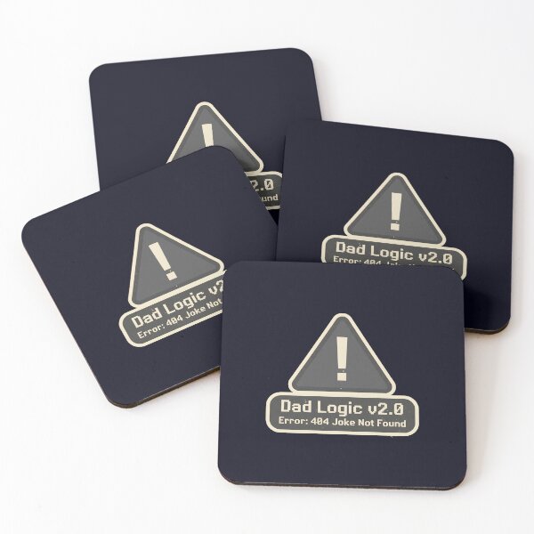 Item preview, Dad Logic v2.0 Error 404 Funny Tech Sticker | Retro Programmer Dad Humor Decal designed and sold by FestivityFinds.